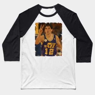 John Stockton - Vintage Design Of Basketball Baseball T-Shirt